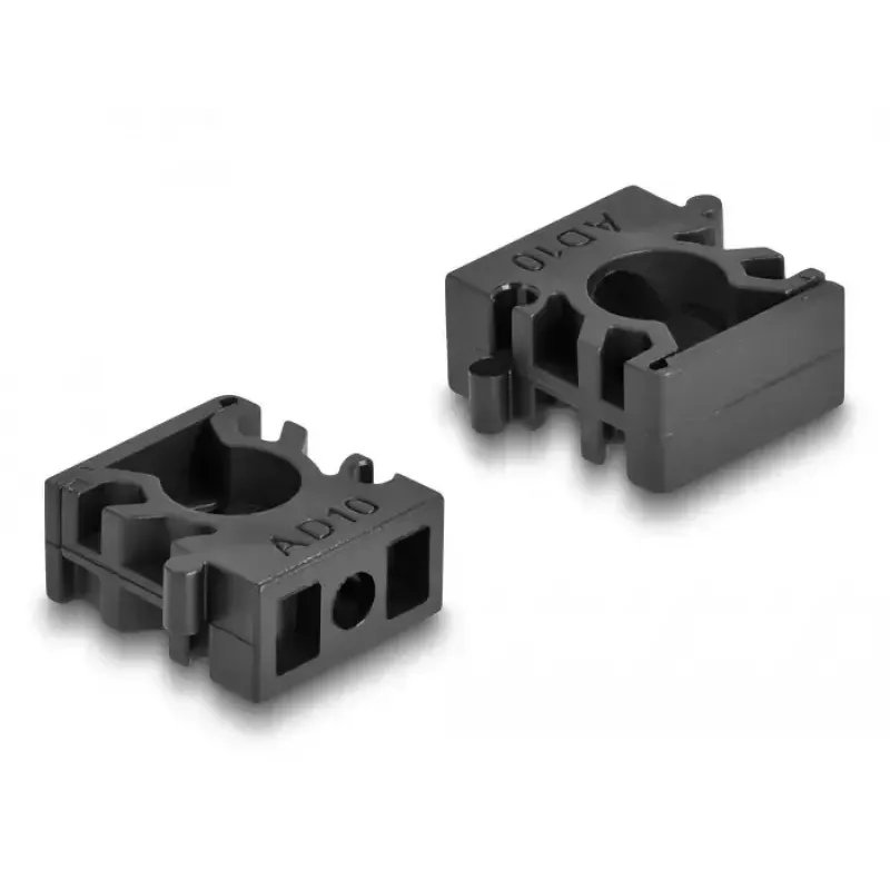 Kaapelipidike DeLOCK 60481 10 mm musta 8 kpl