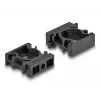 Kaapelipidike DeLOCK 60483 15,8 mm musta 8 kpl