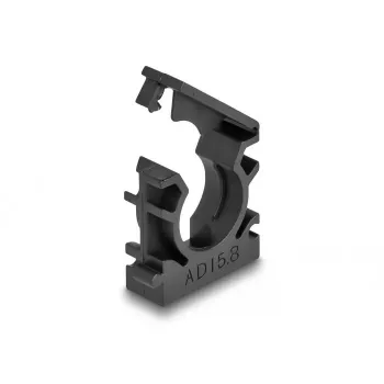 Kaapelipidike DeLOCK 60483 15,8 mm musta 8 kpl