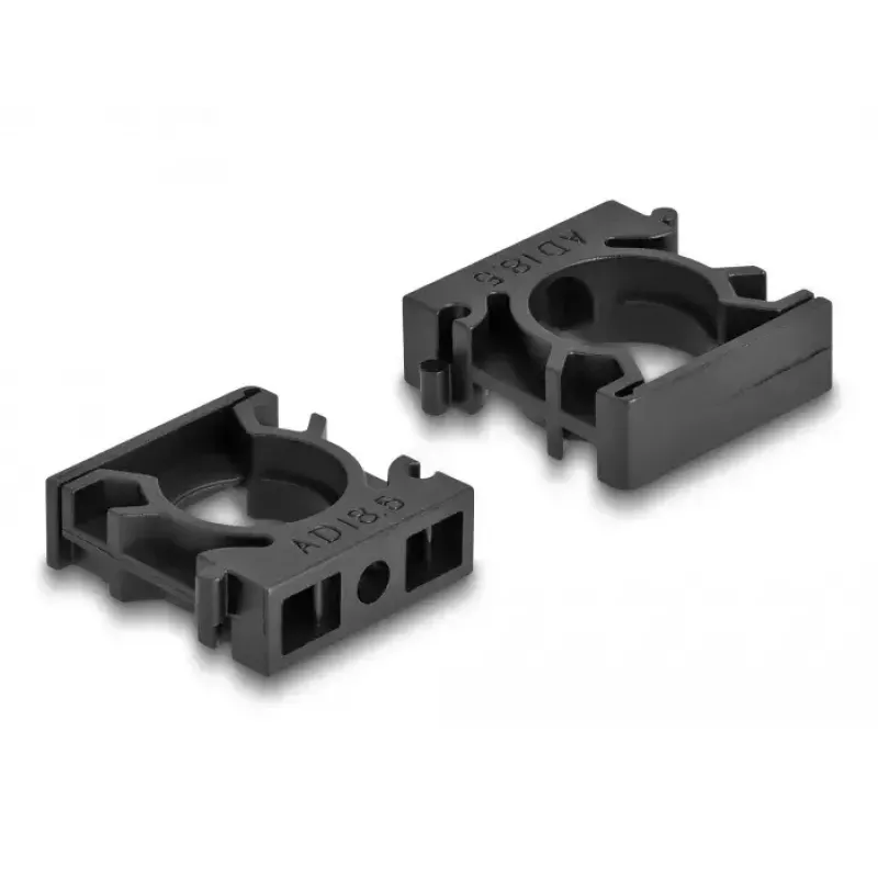 Kaapelipidike DeLOCK 60484 18,5 mm musta 8 kpl