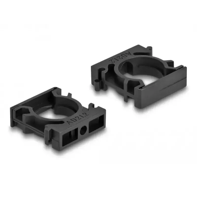 Kaapelipidike DeLOCK 60485 21,2 mm musta 4 kpl