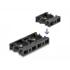 Kaapelipidike DeLOCK 60485 21,2 mm musta 4 kpl
