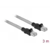 DeLOCK RJ45-kaapeli Cat.6A U/FTP metallipäällysteellä 3 m