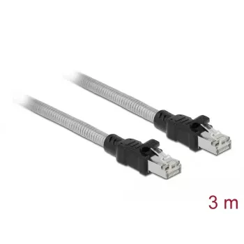 DeLOCK RJ45-kaapeli Cat.6A U/FTP metallipäällysteellä 3 m