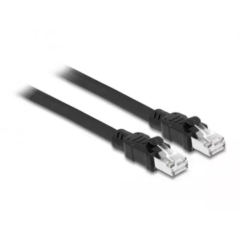 Verkkokaapeli DeLOCK RJ45 Cat.6A F/UTP 2 m musta