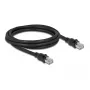 Verkkokaapeli DeLOCK RJ45 Cat.6A F/UTP 2 m musta