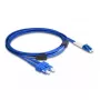 DeLOCK kuitu-kaapeli LC duplex – SC duplex Singlemode OS2 3 m