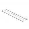DeLOCK uudelleenkäytettävät nippusiteet, 150 x 7.2 mm, valkoinen, 100 kpl