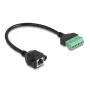 DeLOCK RJ45-kaapeli Cat.6 -liitin liitinrimasovittimeen 30 cm
