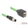 DeLOCK teollisuusverkkotarvike 60570 kaapelin pituus 0,5 m sertifiointi UL 94