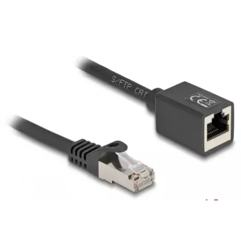 Verkkokaapeli DeLOCK 90323 RJ-45 Cat6a 10 m musta