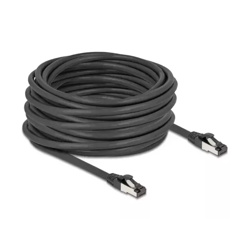 Verkkokaapeli DeLOCK 80576 RJ-45 Cat8.1 15 m musta