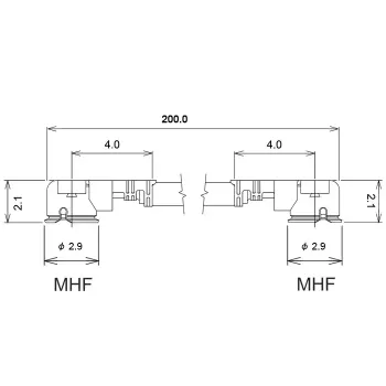 Koaksiaalikaapeli DeLOCK 89608 0,2 m MHF (I-PEX) musta kulta