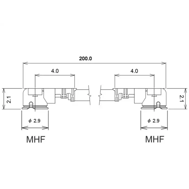 Koaksiaalikaapeli DeLOCK 89608 0,2 m MHF (I-PEX) musta kulta