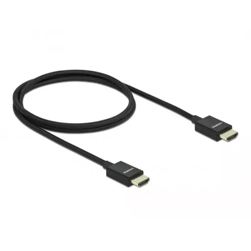 Koaksiaalinen High-Speed-HDMI-kaapeli DeLOCK 85384 1 m 48 Gbit/s 8K 60 Hz