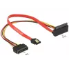 SATA-kaapeli DeLOCK 85515 SATA 15-pin 1 x SATA 22 pin 1 x SATA 7 pin monivärinen