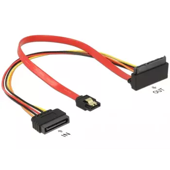 SATA-kaapeli DeLOCK 85515 SATA 15-pin 1 x SATA 22 pin 1 x SATA 7 pin monivärinen