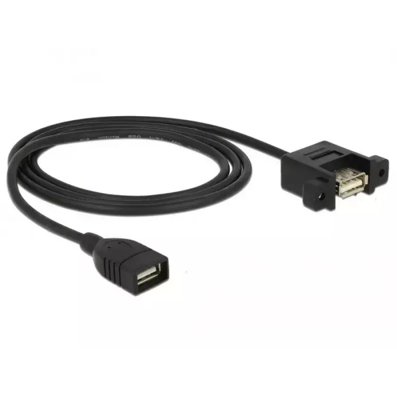 USB-kaapeli DeLOCK 85460 USB 2.0 1 m musta