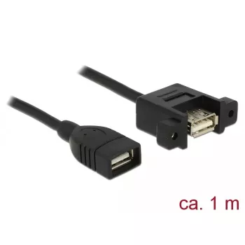 USB-kaapeli DeLOCK 85460 USB 2.0 1 m musta