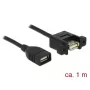 USB-kaapeli DeLOCK 85460 USB 2.0 1 m musta