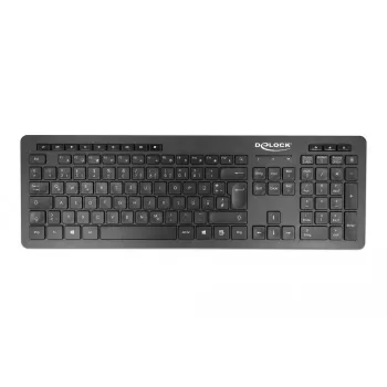 DeLOCK 12004 Home USB QWERTZ saksa musta