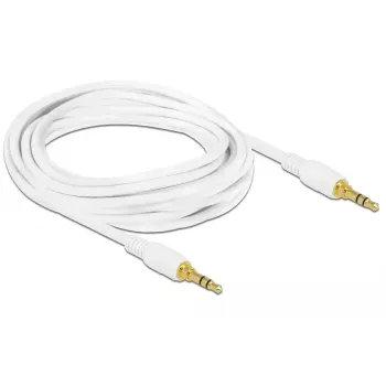 Audiokaapeli DeLOCK 85552 3 m 3,5 mm valkoinen