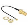 Koaksiaalikaapeli DeLOCK 89471 0,1 m RP-SMA MHF/U.FL-LP-068