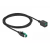 Virtalähdöllinen USB-jatkokaapeli DeLOCK 85981 12 V 2 m