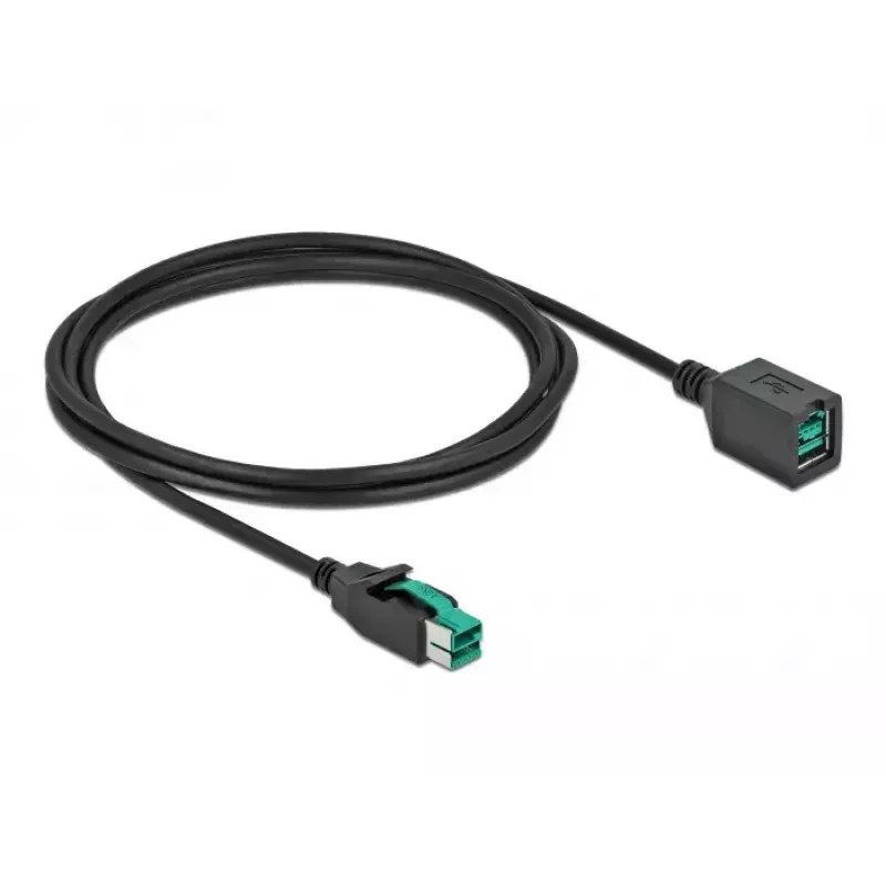 Virtalähdöllinen USB-jatkokaapeli DeLOCK 85981 12 V 2 m