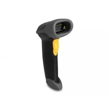 DeLOCK USB-viivakoodilukija 1D laser musta käsilukija kaapelilla 2 m kaapeli