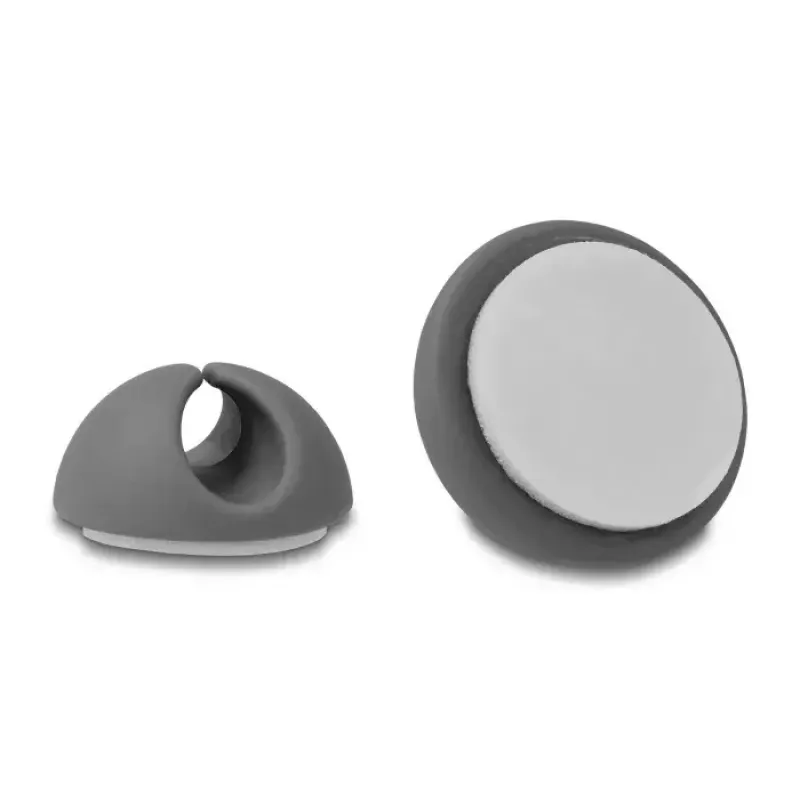 Kaapelipidike DeLOCK 18452 yleismalli musta harmaa 29 mm x 29 mm x 15 mm
