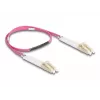 Kuitu-kaapeli DeLOCK LC Duplex - LC Duplex OM4 0,5 m