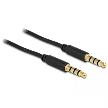 Audiokaapeli DeLOCK 83436 2 m 3,5 mm musta