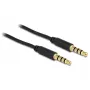 Audiokaapeli DeLOCK 83436 2 m 3,5 mm musta