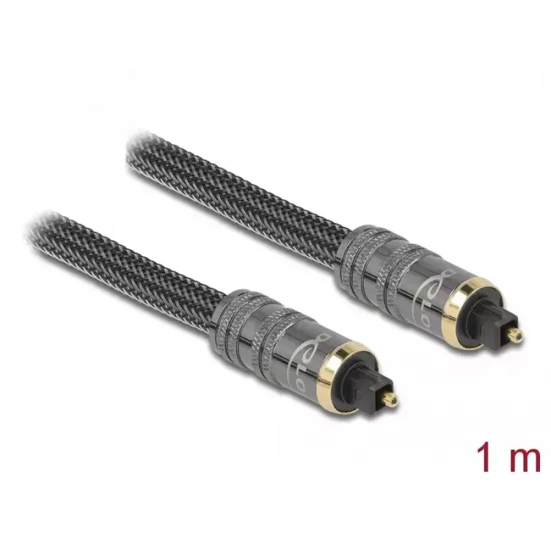 Audiokaapeli DeLOCK 86983 TOSLINK 1 m antrasiitti