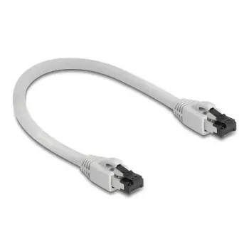 Verkkokaapeli DeLOCK 80556 RJ-45 Cat8.1 0,25 m harmaa