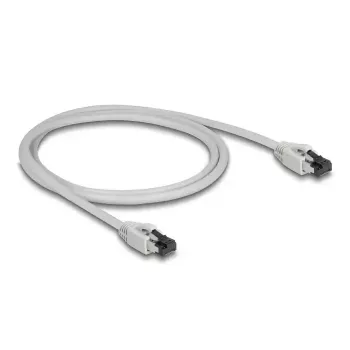 Verkkokaapeli DeLOCK 80558 RJ-45 Cat8.1 1 m harmaa