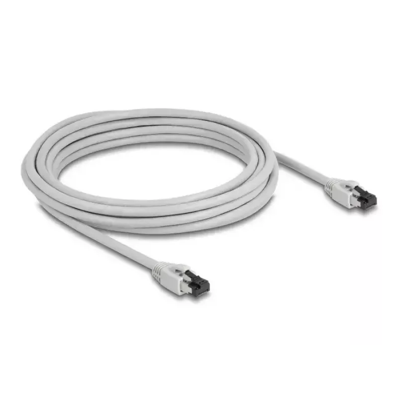 Verkkokaapeli DeLOCK 80562 RJ-45 Cat8.1 5 m harmaa