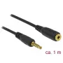 Audio-kaapeli 3,5 mm DeLOCK 85701 1 m musta