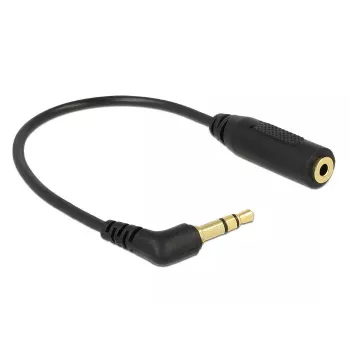 Audiokaapeli DeLOCK 0,17 m 2,5 mm/3,5 mm musta
