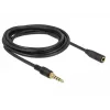 Audiokaapeli DeLOCK 85633 3 m 3,5 mm musta