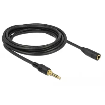 Audiokaapeli DeLOCK 85633 3 m 3,5 mm musta