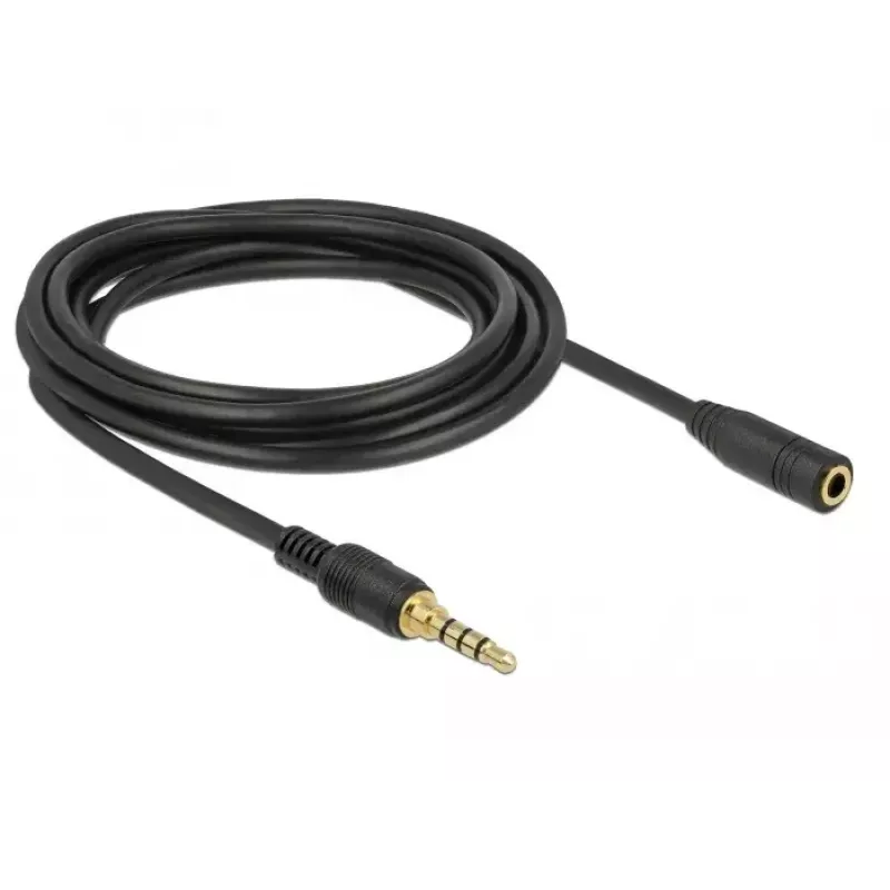 Audiokaapeli DeLOCK 85633 3 m 3,5 mm musta