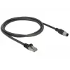 Verkkokaapeli DeLOCK 84922 RJ-45 M12 Cat5e 1 m musta