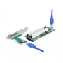 DeLOCK Riser Card PCI Express x1 - 2 x PCI 32 Bit -paikka 60 cm kaapeli