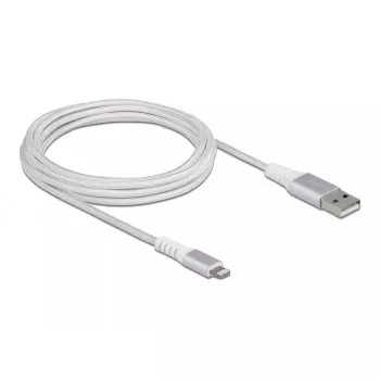 DeLOCK USB-data- ja latauskaapeli iPhone iPad iPod 3 m Lightning
