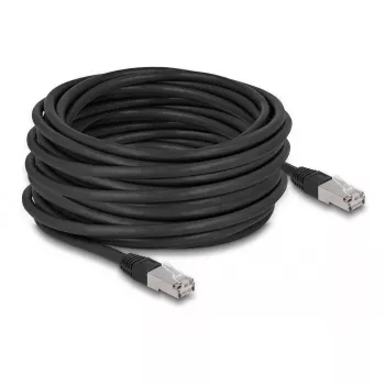 Verkkokaapeli DeLOCK RJ45 Cat.6A S/FTP 15 m musta