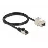 Kaapeli RJ45-pistoke - Keystone-moduuli RJ45-liitin DeLOCK 87027