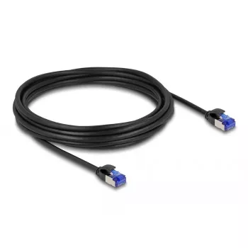 Verkkokaapeli DeLOCK RJ45 Cat.6A S/FTP ohut 5 m musta
