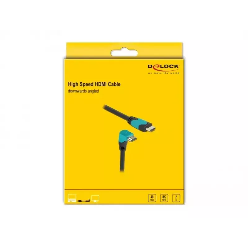 HDMI-kaapeli DeLOCK 86992 2 m HDMI Type-A standardi musta sininen